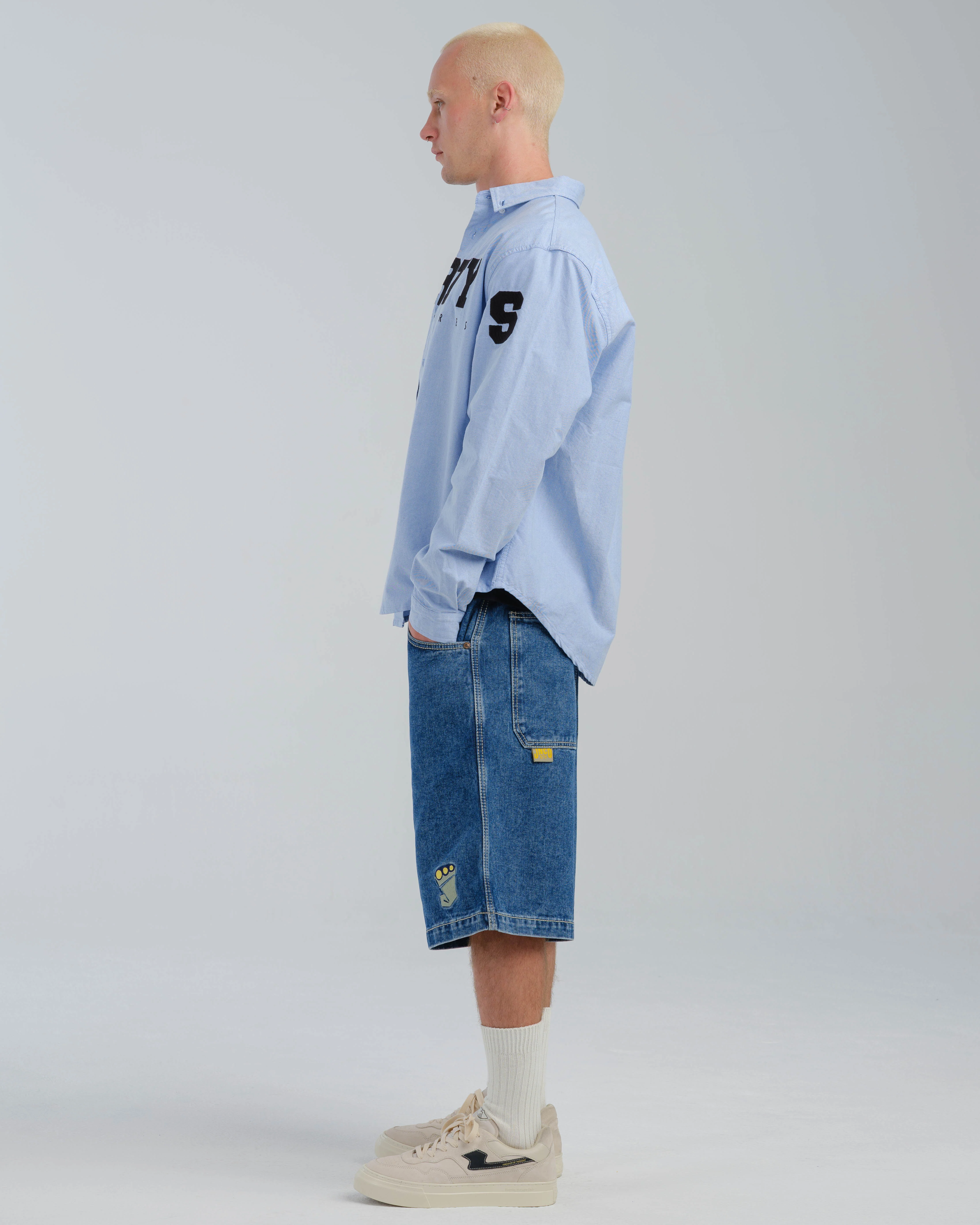 179 Pipes Shorts. 14" Inseam. Dark Stone. - Image 3