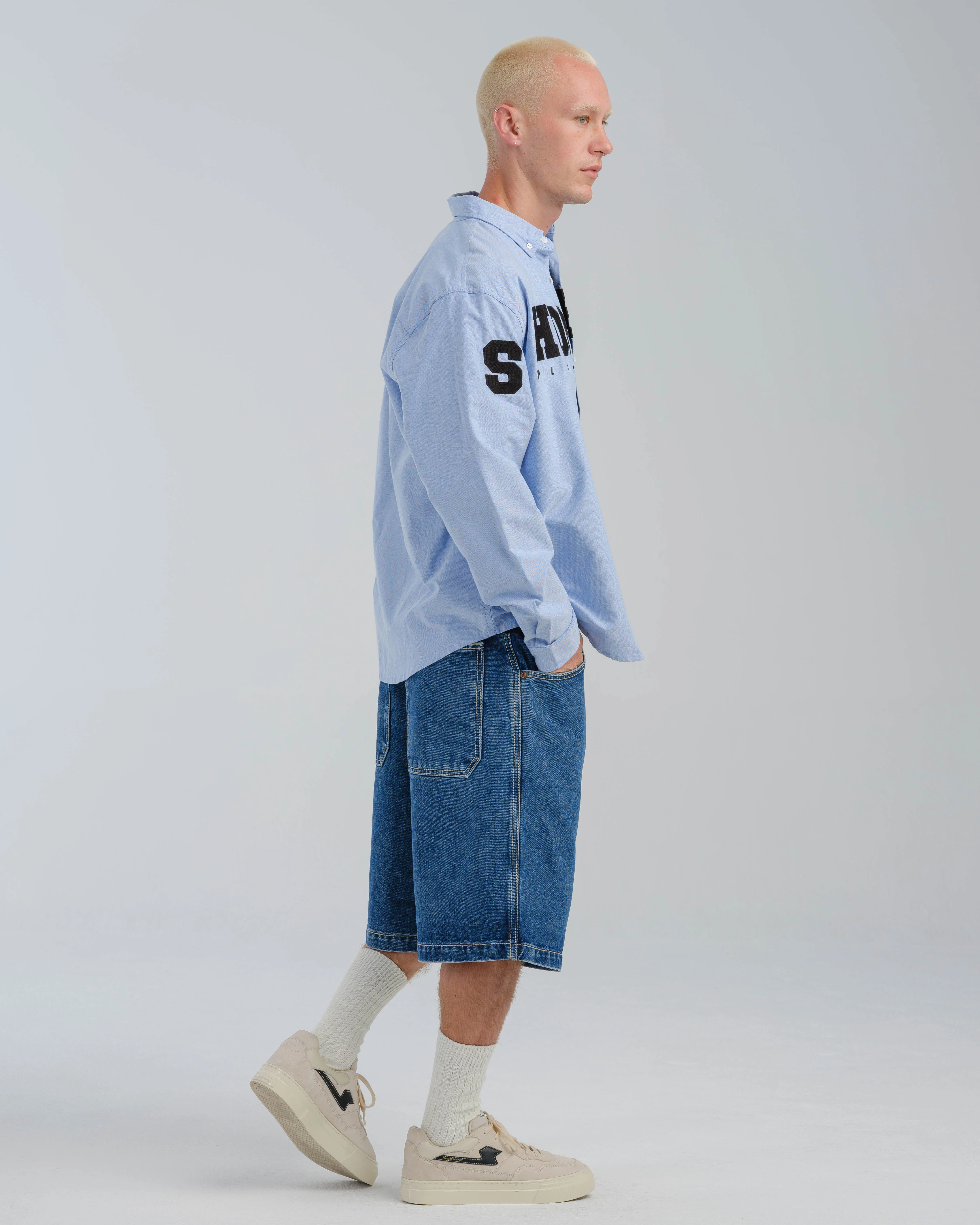 179 Pipes Shorts. 14" Inseam. Dark Stone. - Image 4