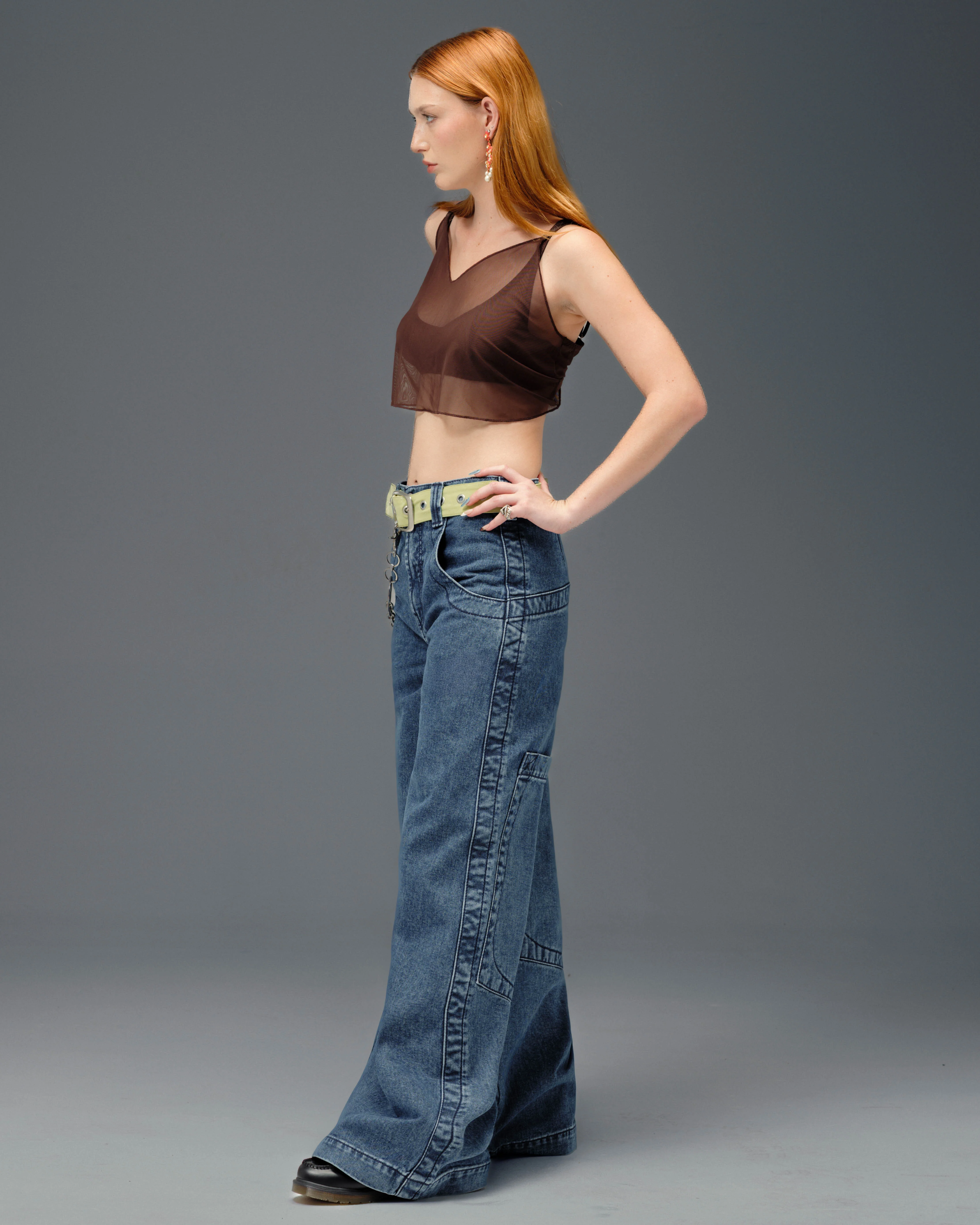 The Camilla Jeans. 27”. Dark Stone. - Image 3