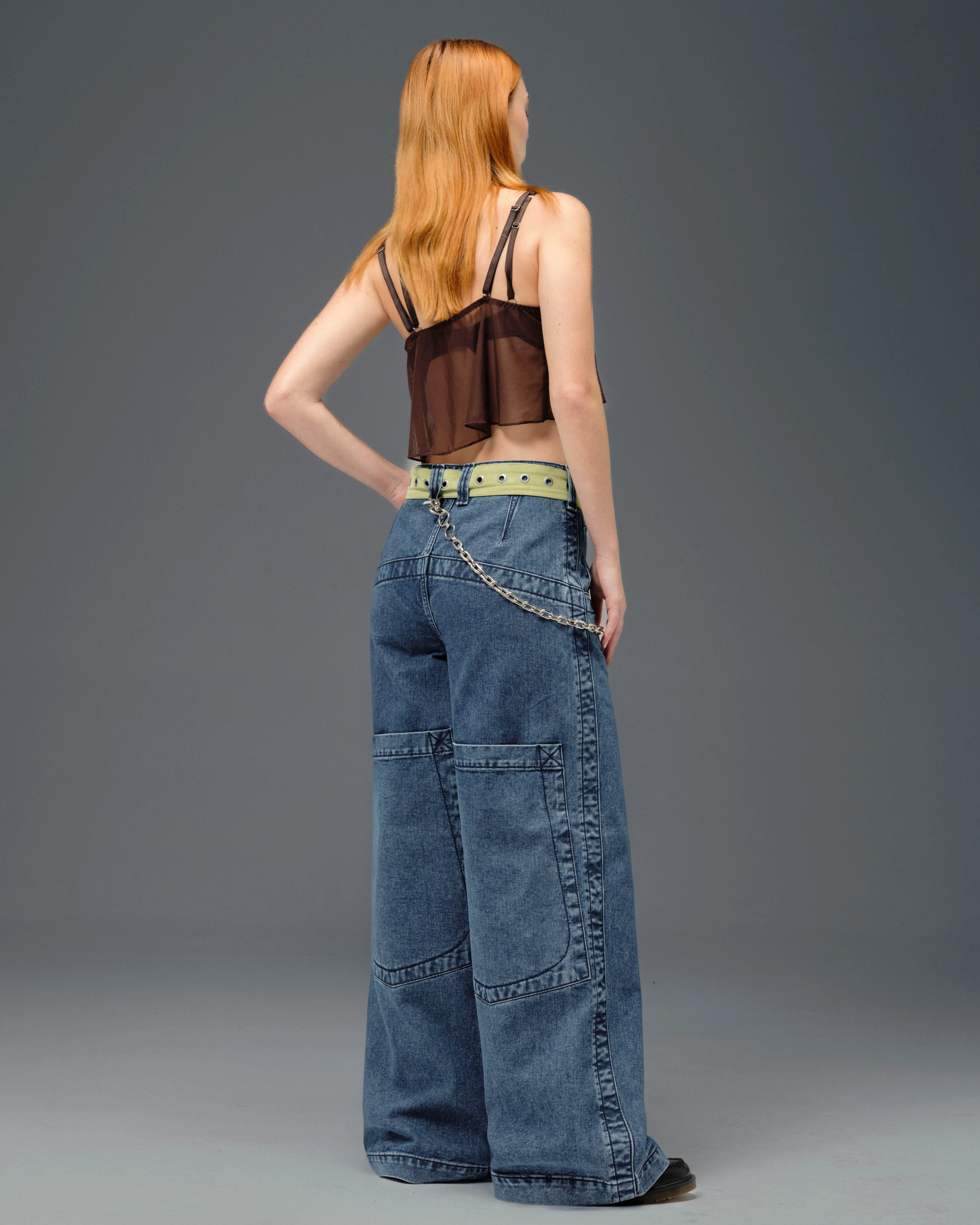 The Camilla Jeans. 27”. Dark Stone. - Image 5