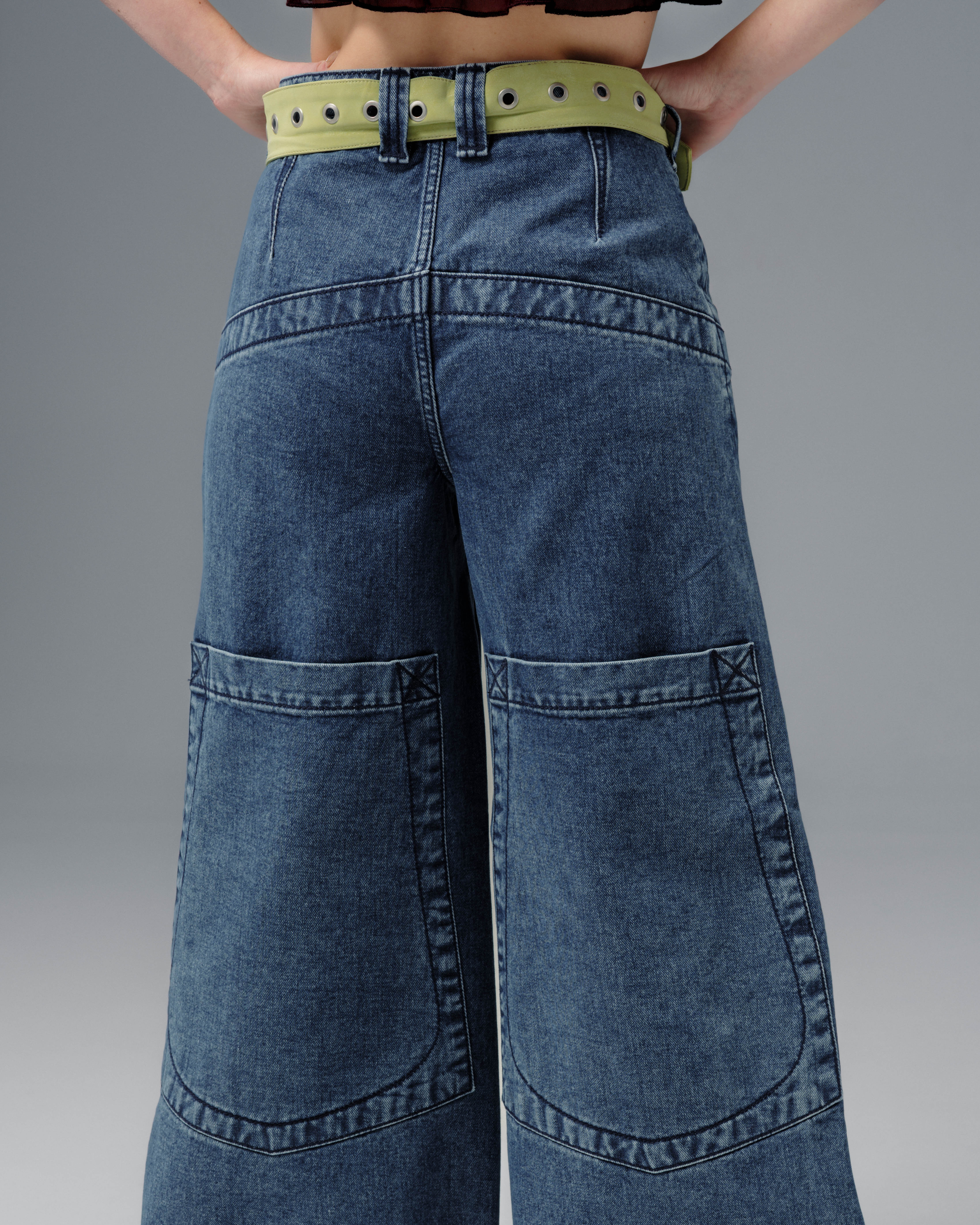 The Camilla Jeans. 27”. Dark Stone. - Image 9