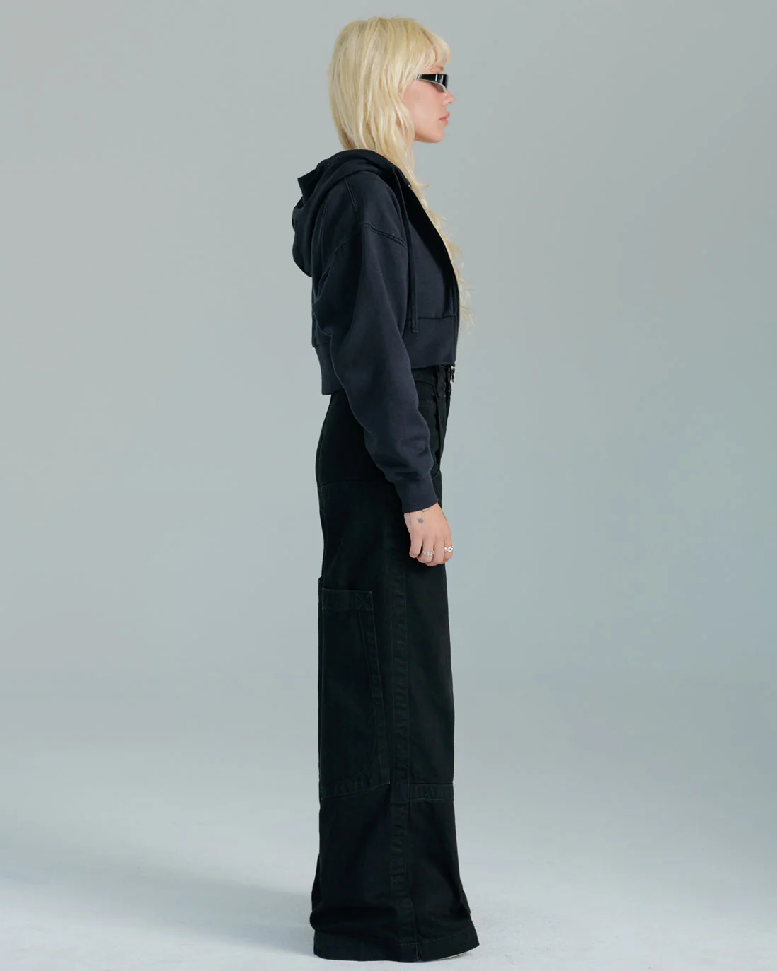 The Camilla Jeans. 27”. Jet Black. - Image 4