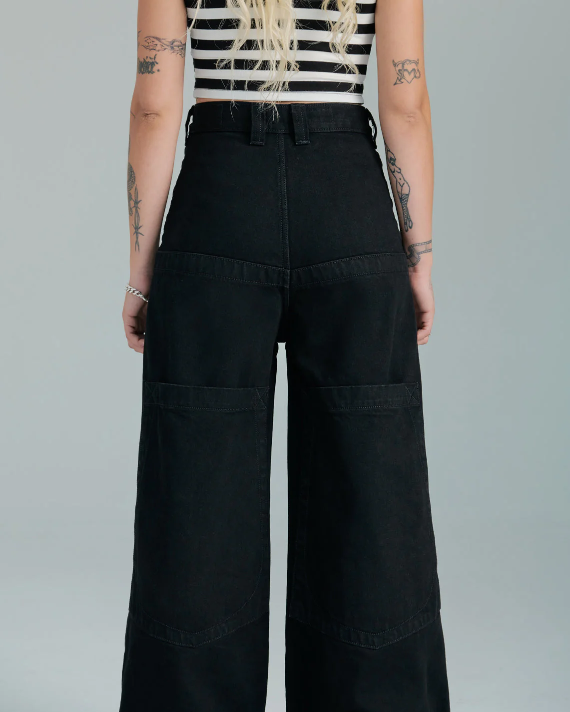 The Camilla Jeans. 27”. Jet Black. - Image 7