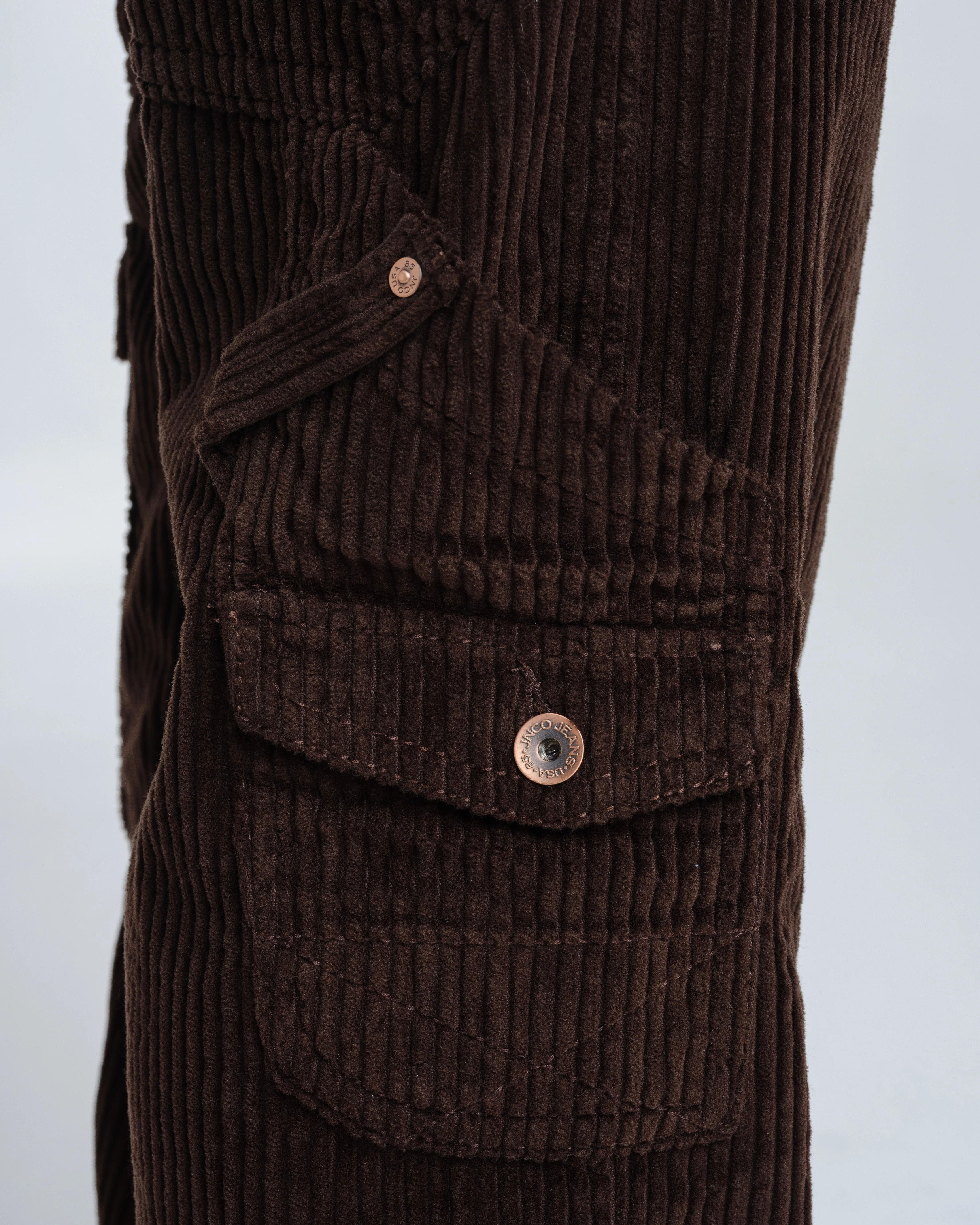 Torque Cargo Carpenter. 23". 4 Wale Corduroy. Java Brown. - Image 10