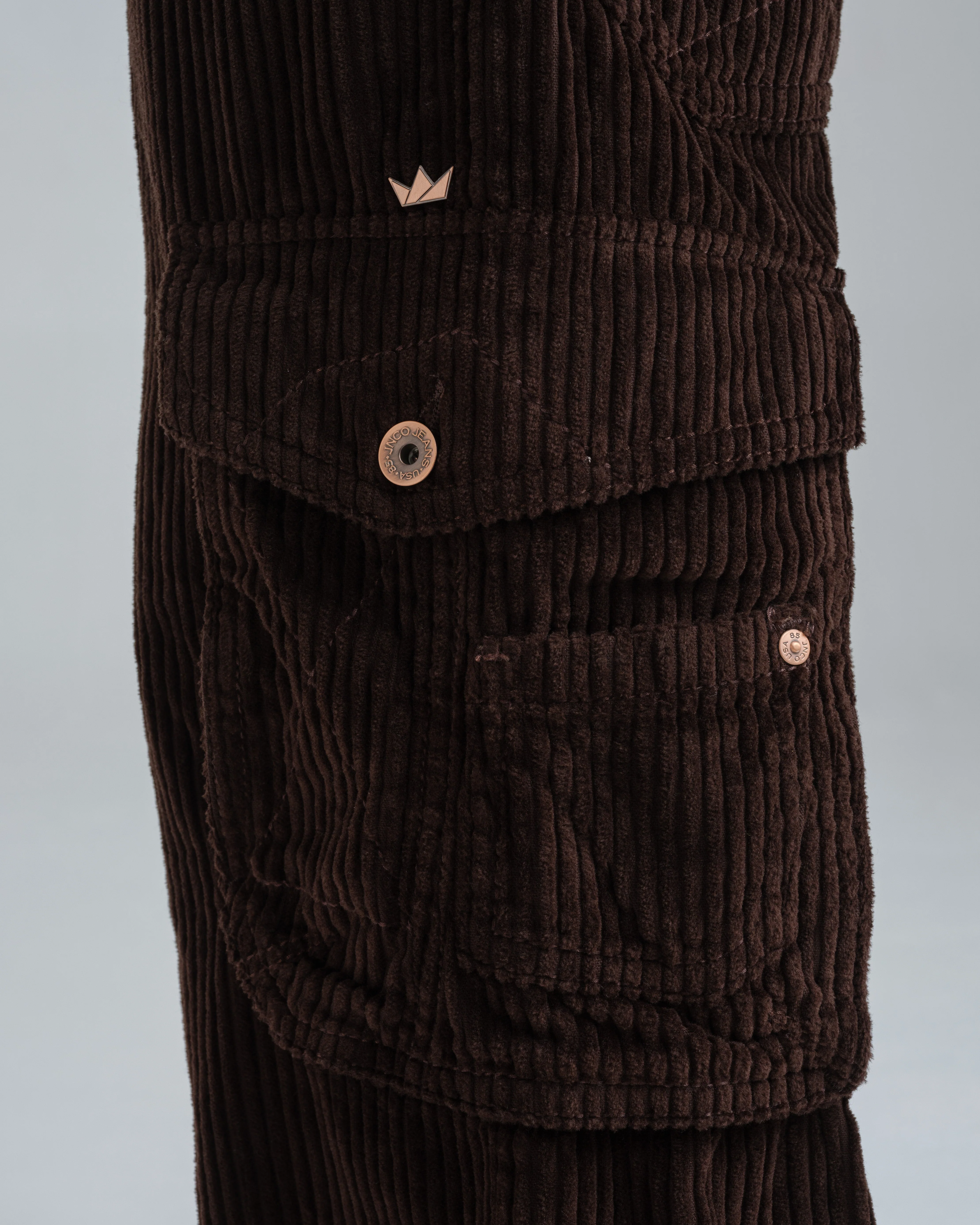 Torque Cargo Carpenter. 23". 4 Wale Corduroy. Java Brown. - Image 11