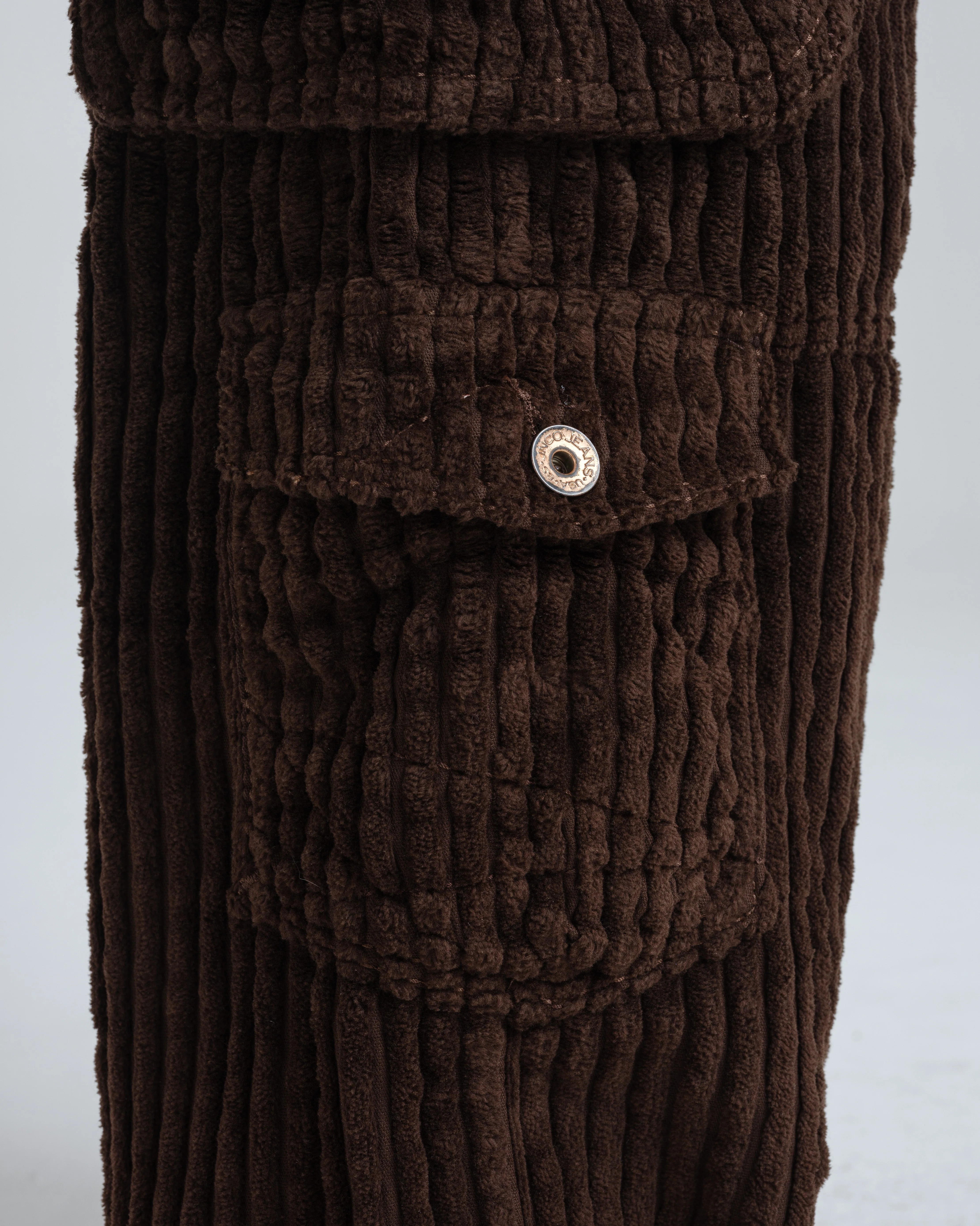 W Quad Cargo. 23". 2 Wale Corduroy. Java Brown. - Image 10