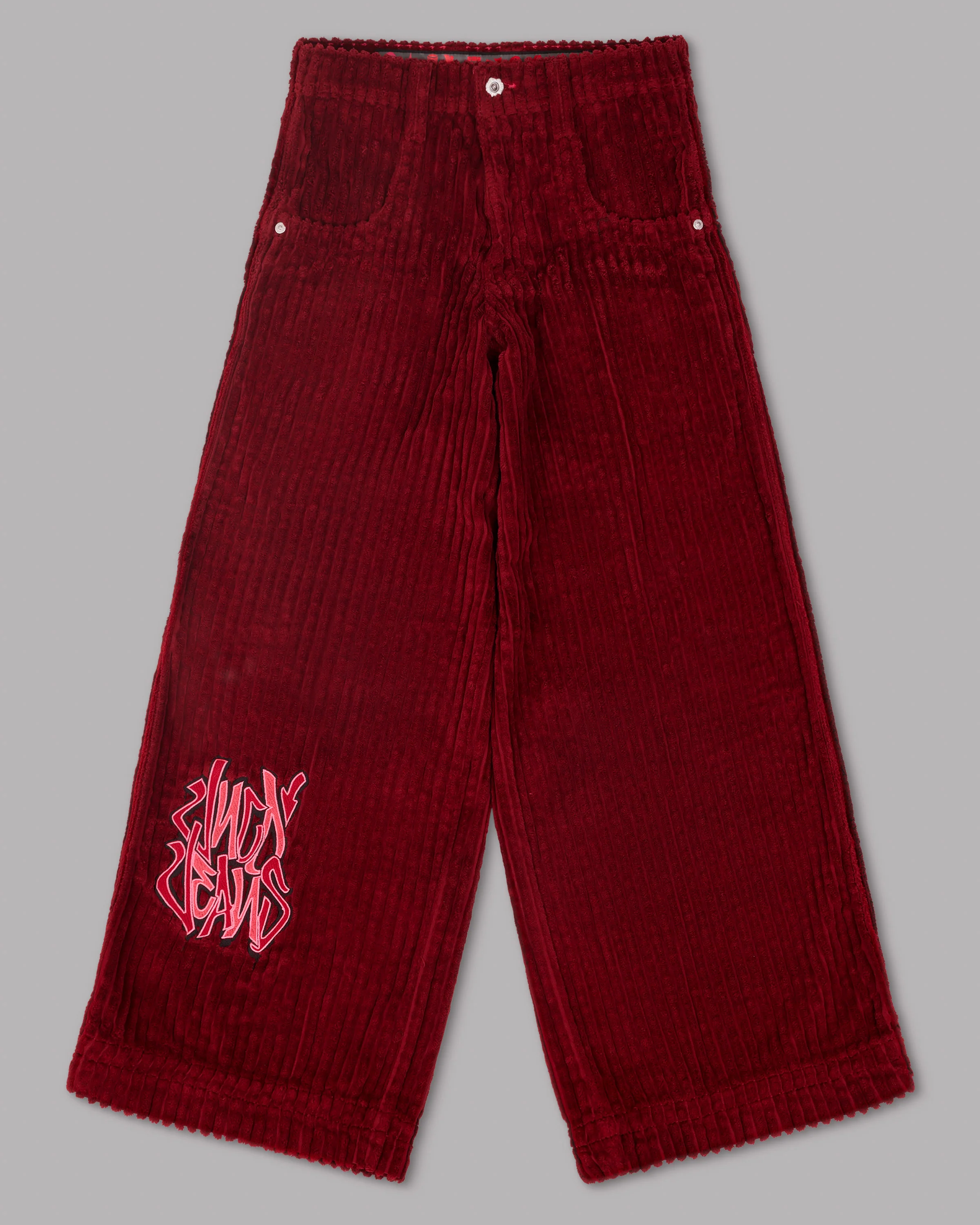 W Rollin. 26". 2 Wale Corduroy. Burgundy. - Image 10