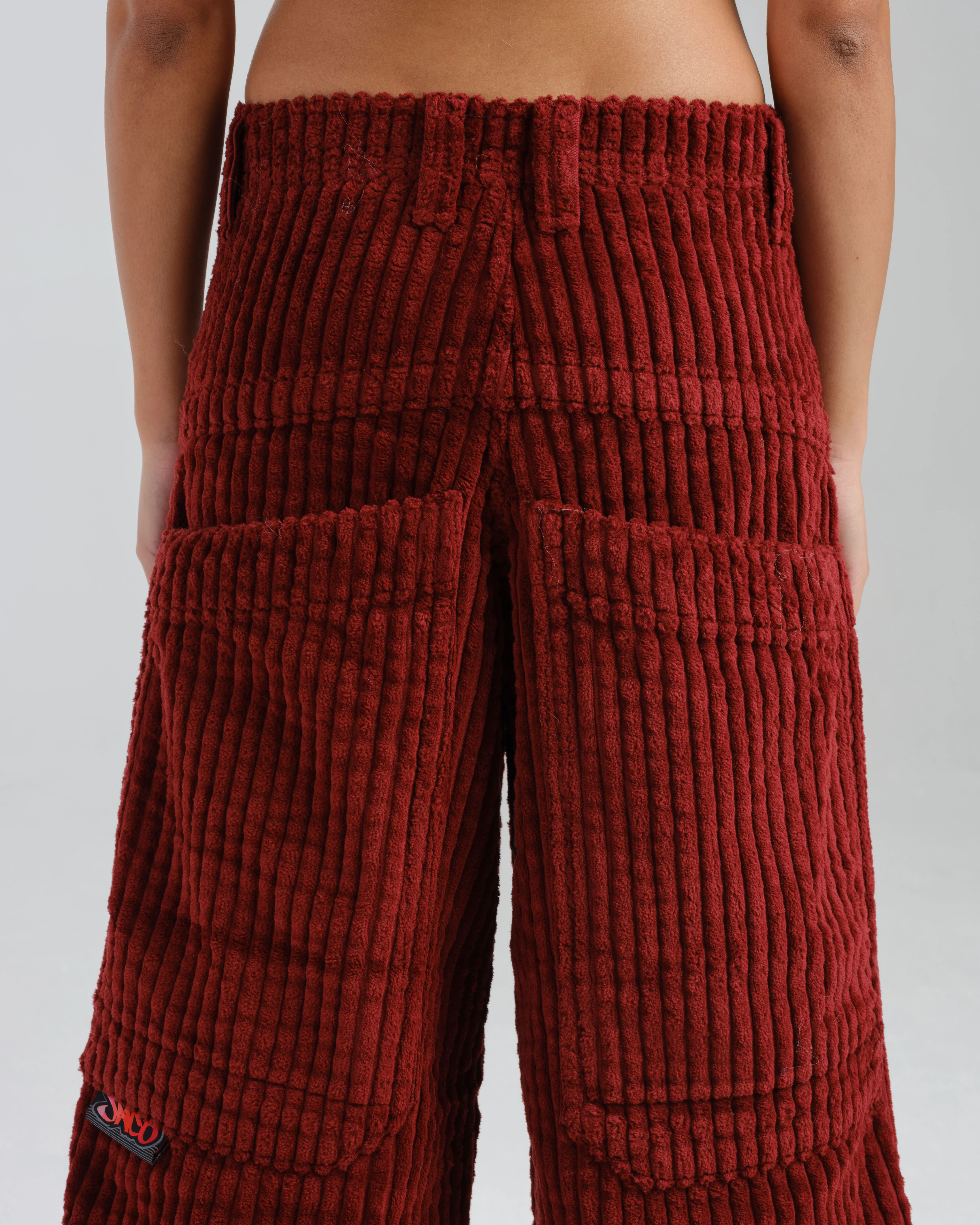 W Rollin. 26". 2 Wale Corduroy. Burgundy. - Image 7